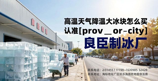 高温天气降温大冰块怎么买 认准顺义良臣制冰厂