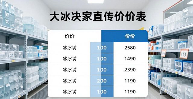 大冰块批发厂家怎么选？顺义直供渠道靠谱吗