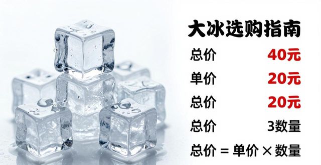 大冰块价格到底怎么算？顺义冰块选购指南