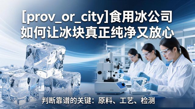 顺义食用冰公司如何让冰块真正纯净又放心